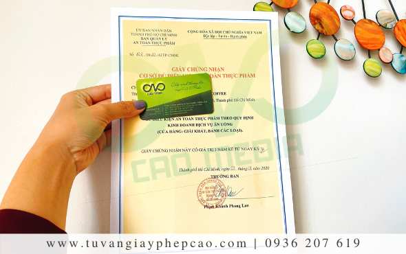 Dịch vụ xin giấy phép an toàn thực phẩm quận Bình Tân