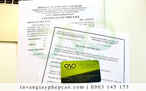Dịch vụ làm chứng từ Health Certificate tại Đồng Nai
