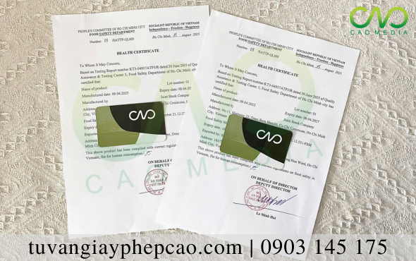 Đăng ký giấy chứng nhận HC tại Sở An toàn thực phẩm TP. HCM