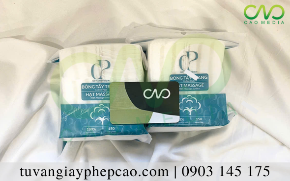 Công bố TCCS bông tẩy trang thực hiện như thế nào