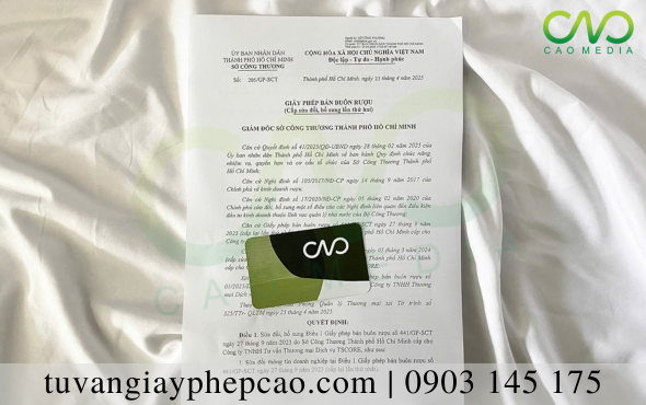 Điều kiện xin giấy phép bán buôn tại TPHCM