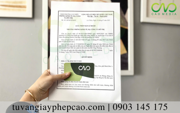 Dịch vụ xin giấy phép bán lẻ rượu tại phường Lái Thiêu