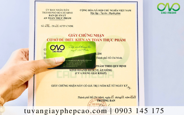 Giấy chứng nhận ATTP cho hộ kinh doanh tại huyện Nhà Bè