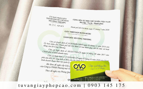 Dịch vụ xin giấy phép kinh doanh rượu tại Quận 6